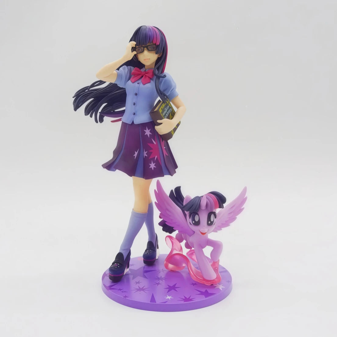 20-22cm Anime My Little Pony Figure Twilight Sparkle/Rainbow Dash/Apple Jack/Hatsune Miku Action Figures PVC Collection Toy Gift