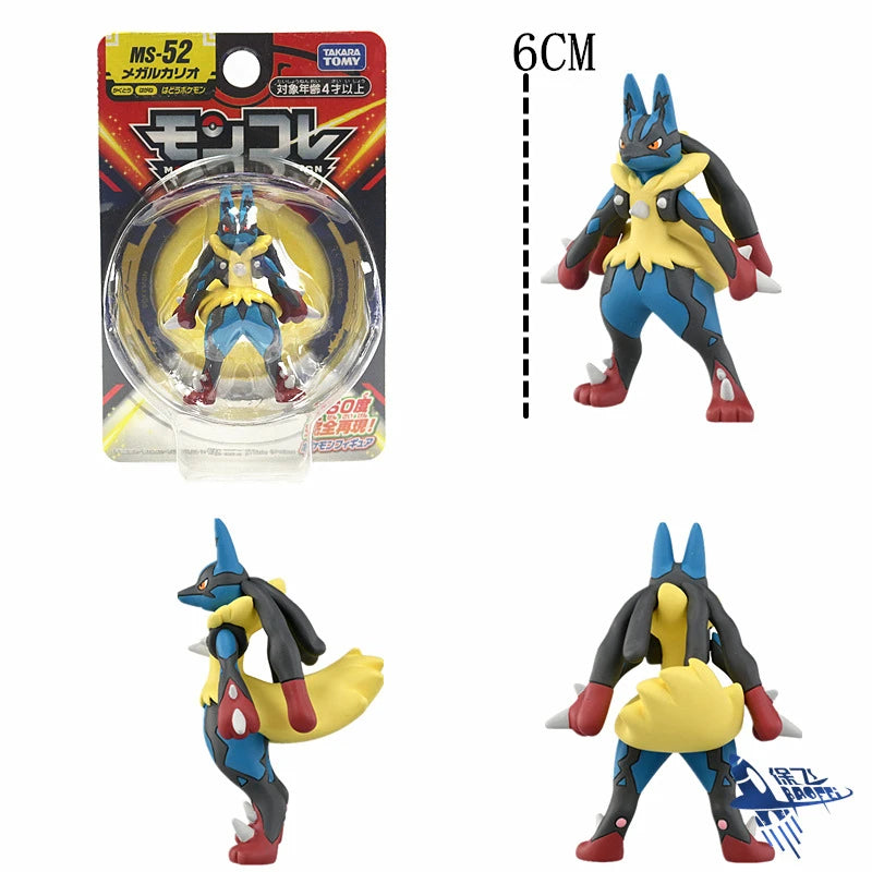 Pokemon Oringinal Psyduck Riolu Lucario Cinderace Armarouge Figure Toys Anime Tyranitar Dragapult Ceruledge Floragato Model Doll