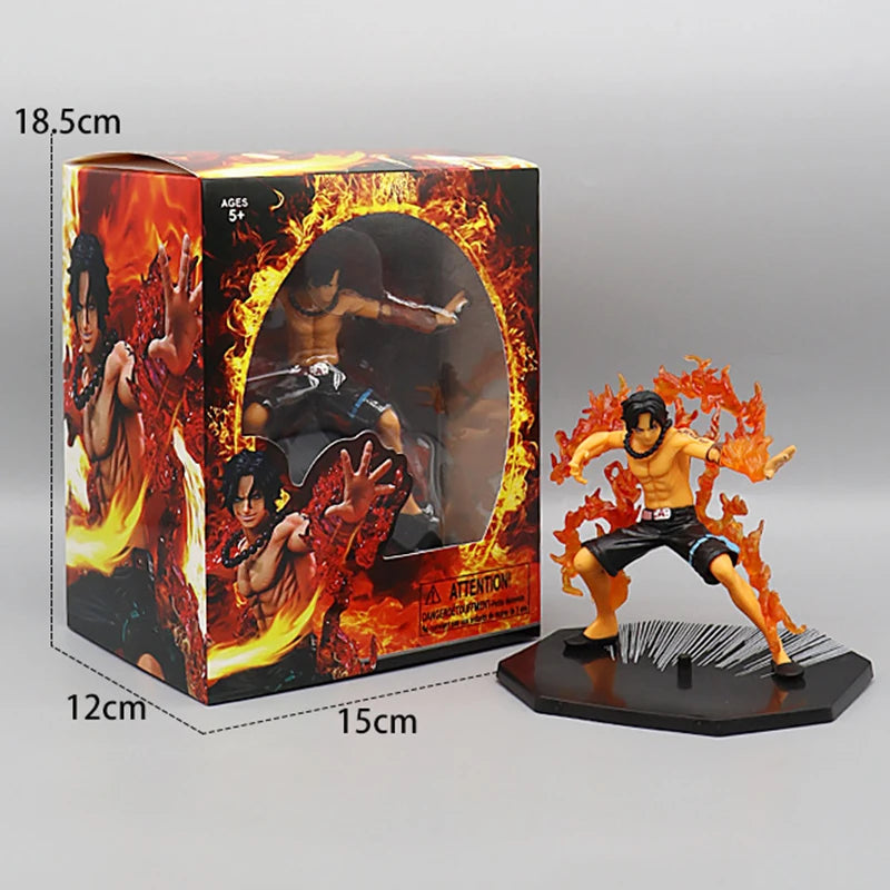 One Piece Luffy Roronoa Zoro Sabo Figure Toys Portgas D Ace Vinsmoke Sanji PVC Figurine Action Collection Anime Model Dolls Gift