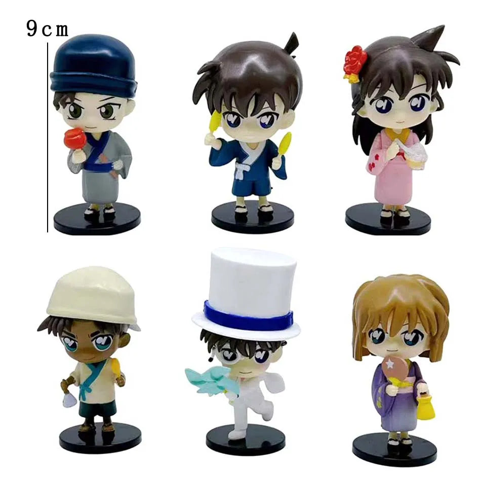 Genuine Detective Conan Gashapon Toys Kuroba Kaito Furuya Rei Akai Shuichi Matsuda Jinpei Action Figure Ornament Toys