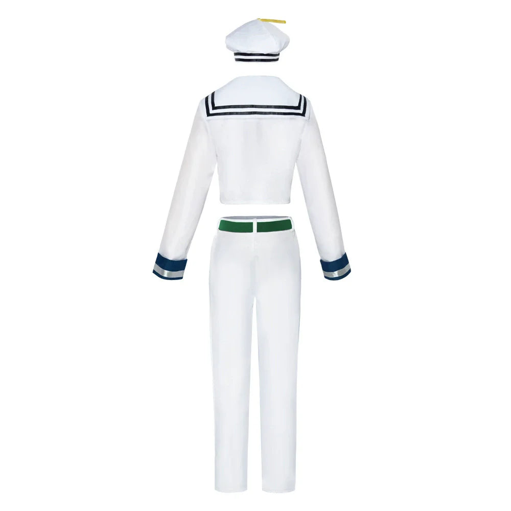 Higashikata Josuke Jo Cosplay Jo's Costume Women Man Suit Adventure Halloween Carnival Outfits Role Play Sailor Suit Hat 4PCS