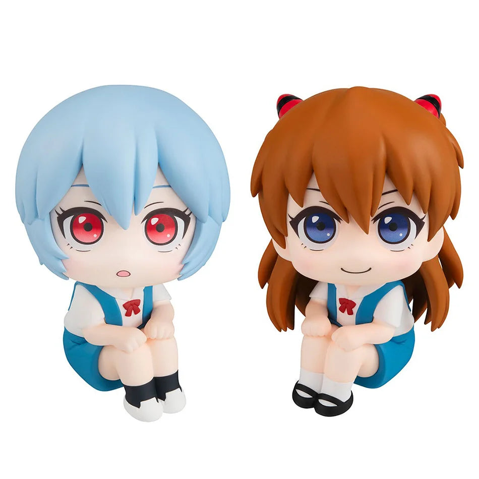 New Neon Genesis Evangelion Anime Figure EVA Ayanami Rei Asuka LookUp Q Version Model Desktop Ornament Gift Doll Toys