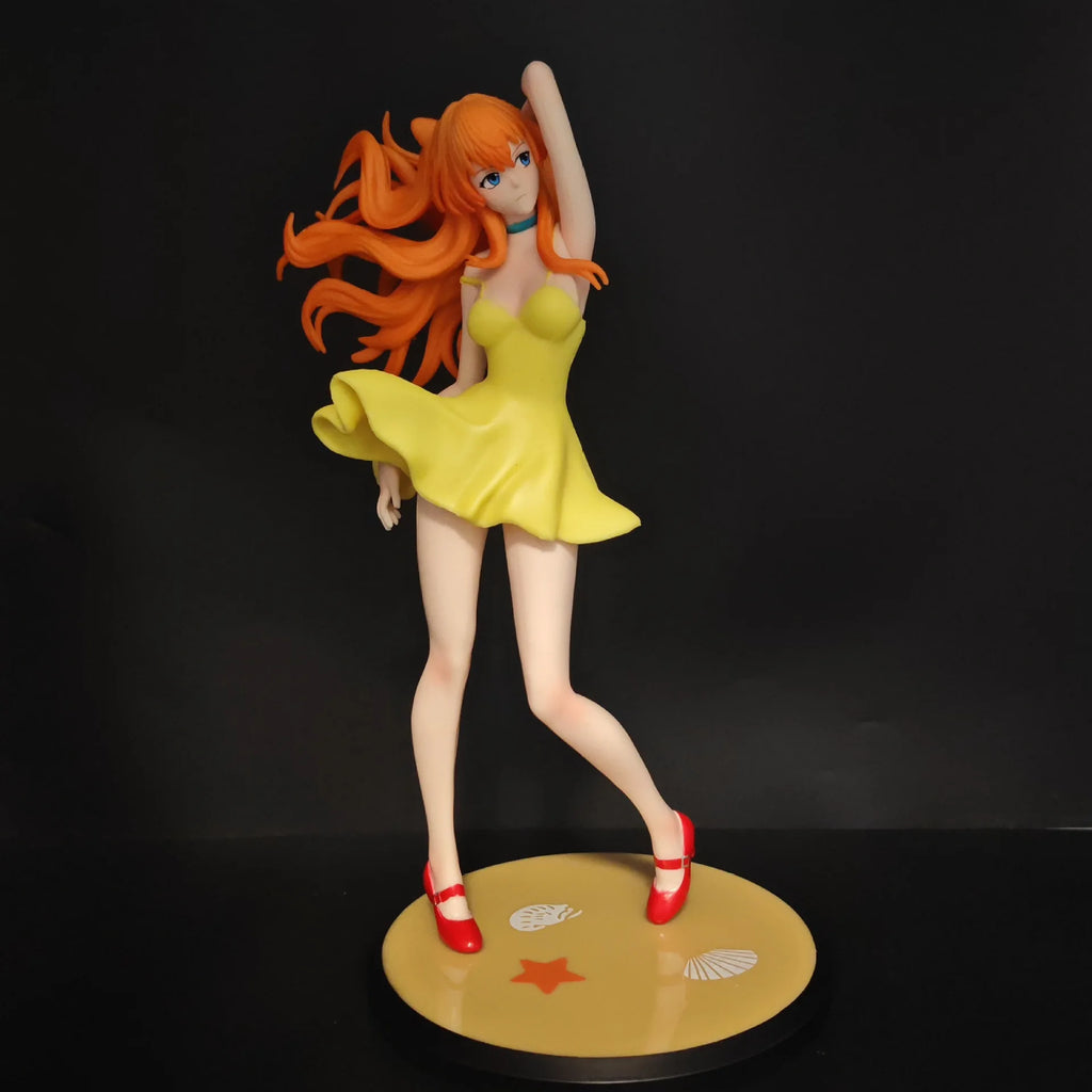 Asuka Langley Soryu Anime Girl Figure Collectible Pvc Model Statue Desktop Ornament For Home Display Decoration Anime Lovers