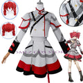 Wholesale Kasane Teto Cosplay Costume Anime Vtuber Cosplay Dress Halloween Party Women Performance Suit for  Kasane Teto Wig