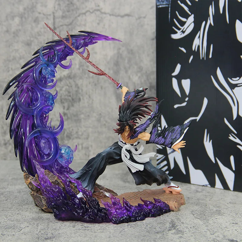 【In-Stock】Ghost Slayer Gk Battle Black Death Mou Battle Ji Guoyuan One Light Edition Model Ornament Statue Handmade Wholesale