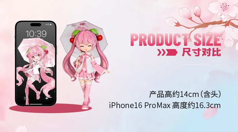 Blokees Hatsune Miku Action Figure DIY Joint Mobility Anime Assembly Figurine Toy Cartoon Doll Collection Figures Christmas Gift