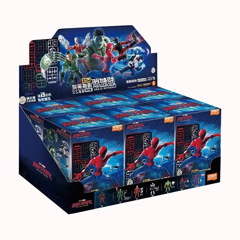 In Stock Blokees Spider-Man Champion Class Brand New Day spiderman Model Kit Spider Man Action Figure Collectible Gift Toys