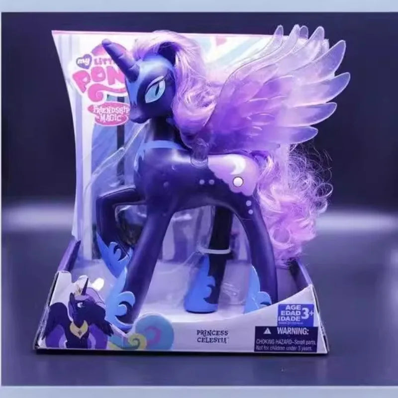 23cm My Little Pony Toy Doll Universe Princess Nightmare Moon Princess Animal Figure Ornament Children's Toy Christmas Gift