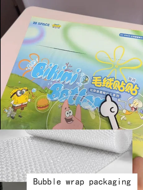 Official Licensed Spongebob Bikini Bottom Blind Bagdoll Fridge Magnet Cute Anime Figure Kawaii Birthday Pendant Gift Home Decor