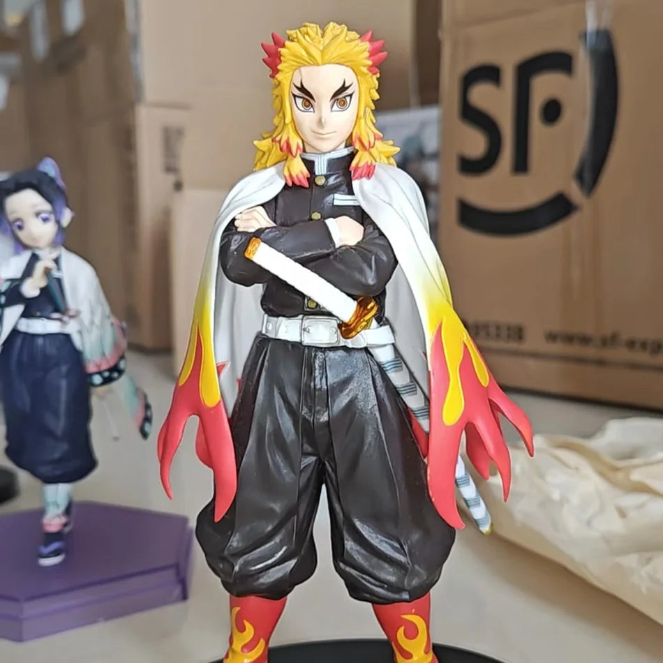 15cm Anime Demon Slayer Figure Doll Toy Nezuko Tanjirou Zenitsu Inosuke Kyoujurou Shinobu Giyuu Qposket Model Toy Kids Xmas Gif