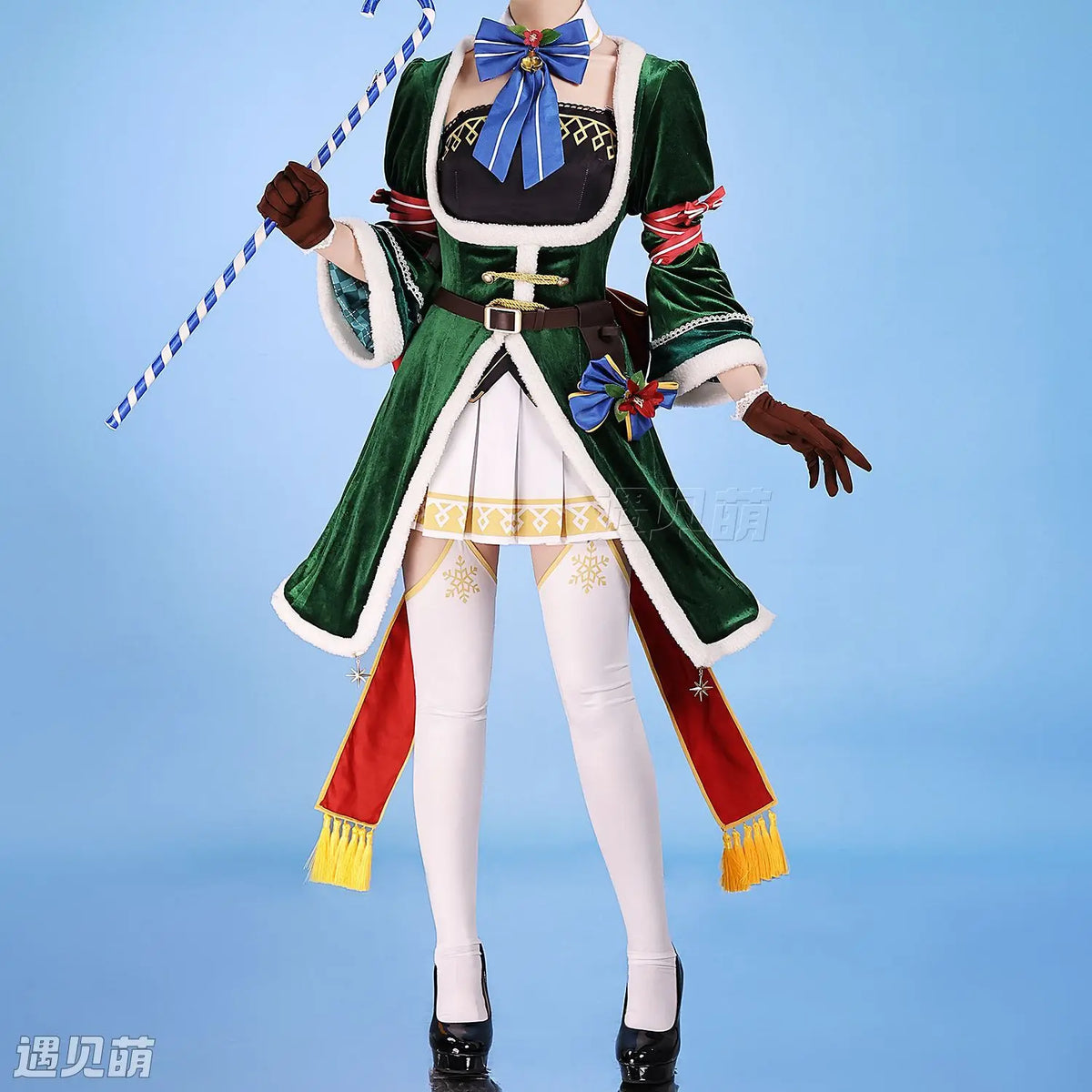 Rem Ram Christmas Dress Emilia Cosplay Costume Anime Re:ZERO - Starting Life in Another World  Dress for Women Halloween Suits