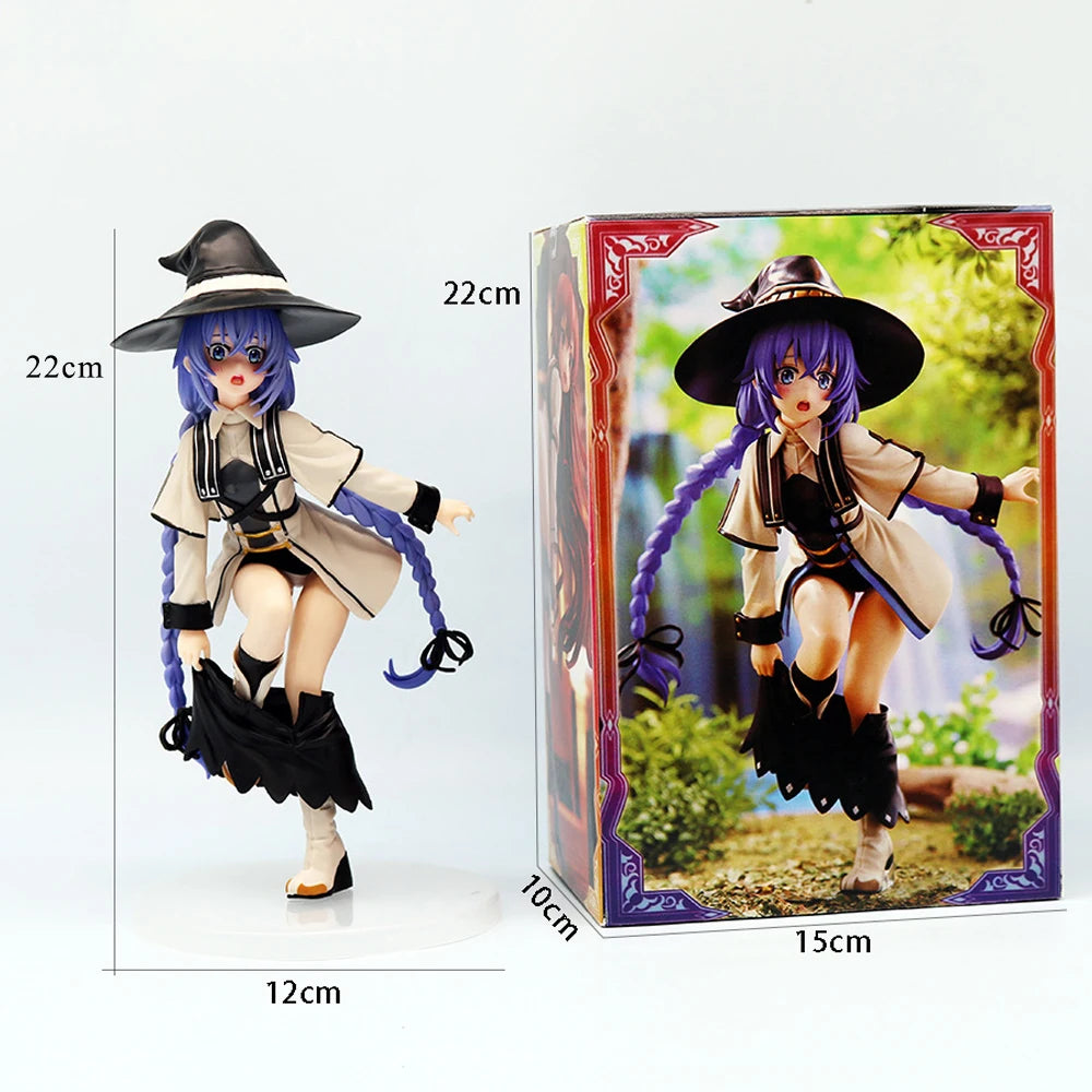 Magician Roxy Migurdia Action Figure Mushoku Tensei：Jobless Reincarnation Anime Figure PVC Adult Collection Model Doll Toys