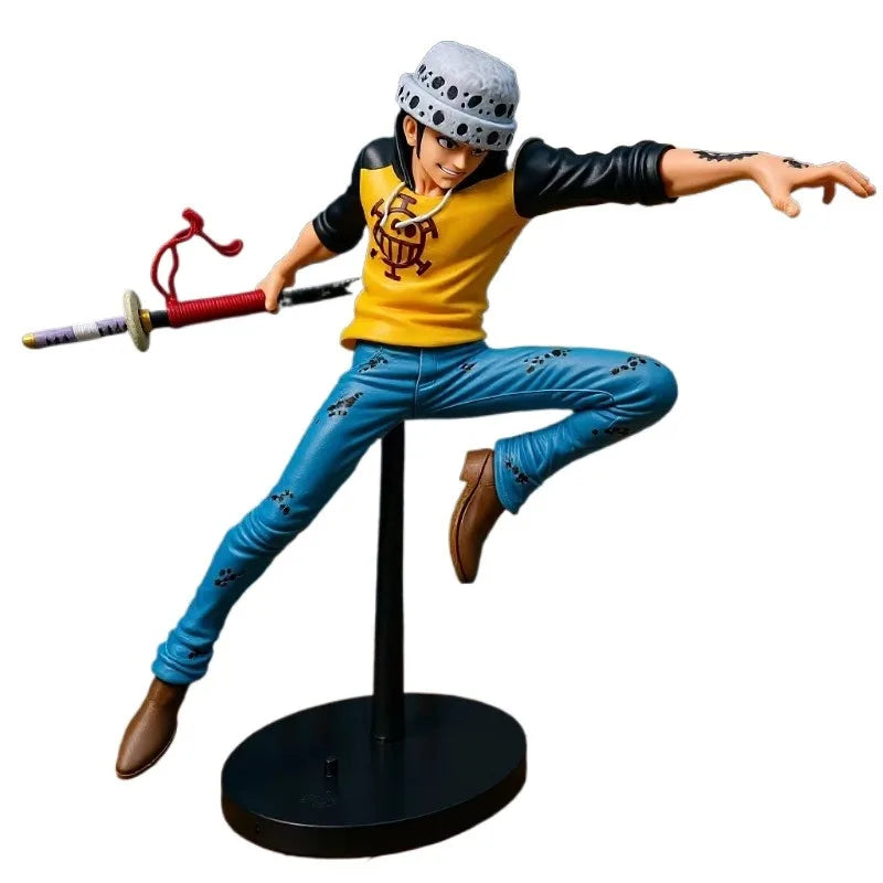 Anime One Piece Figure Trafalgar D Water Law Pvc Collection Action Figure Model Dolls Toys Gift