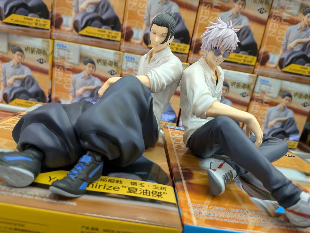 Anime Jujutsu Kaisen Figure Gojo Satoru Action Figure Noodle Stopper Doll Geto Suguru Statue 14cm PVC Model Yumemirize Toys