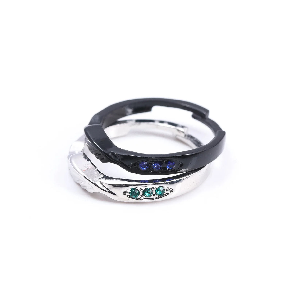 Brdwn Attack on Titan Unisex Eren Jager Mikasa Ackerman Cosplay Halloween Lovers Couple Ring