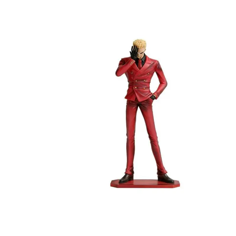 30cm One Piece Donquixote Doflamingo Anime PVC Figure With Replaceable Arms Shichibukai Model Desktop Ornament Collect Toy Gifts