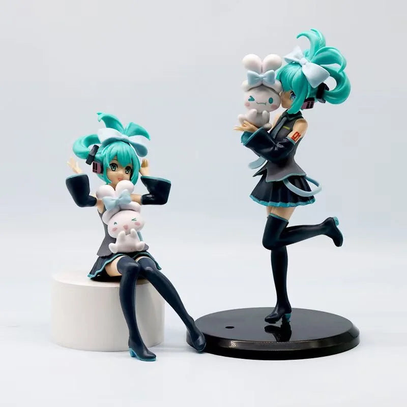 Anime Hatsune Miku Kawaiii Figure 19cm PVC Models Collecting Desktop Decor Toys Birthday Cute Gift
