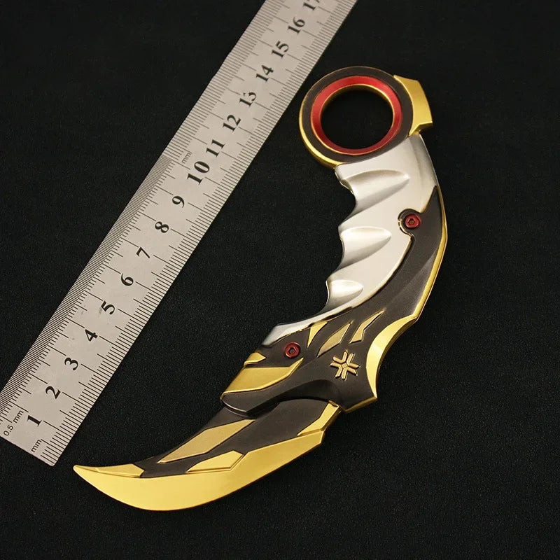 Valorant Melee Knife Toy Sword Figure Karambit Prime Reaver Series VCT Claw Knife Ion Tactical Knives Boys Gifts Game Gifts