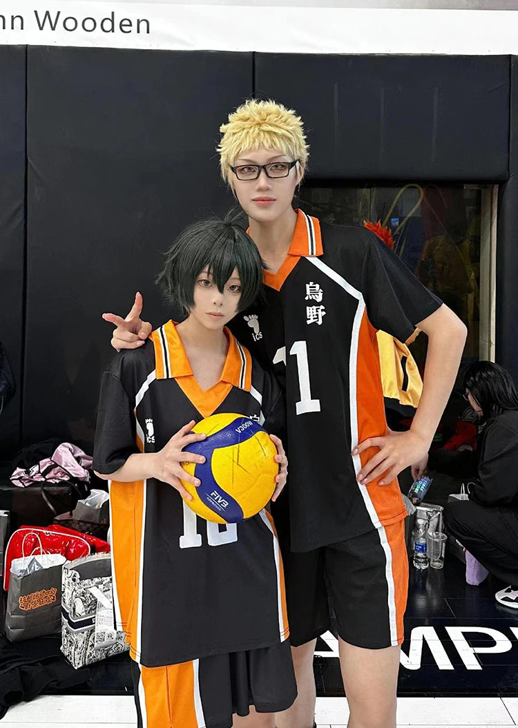 Anime Haikyuu Cosplay Sportswear Jerseys Karasuno Koukou High School Hinata Shoyo Oikawa Kageyama Tobio Volleyball Club Costume