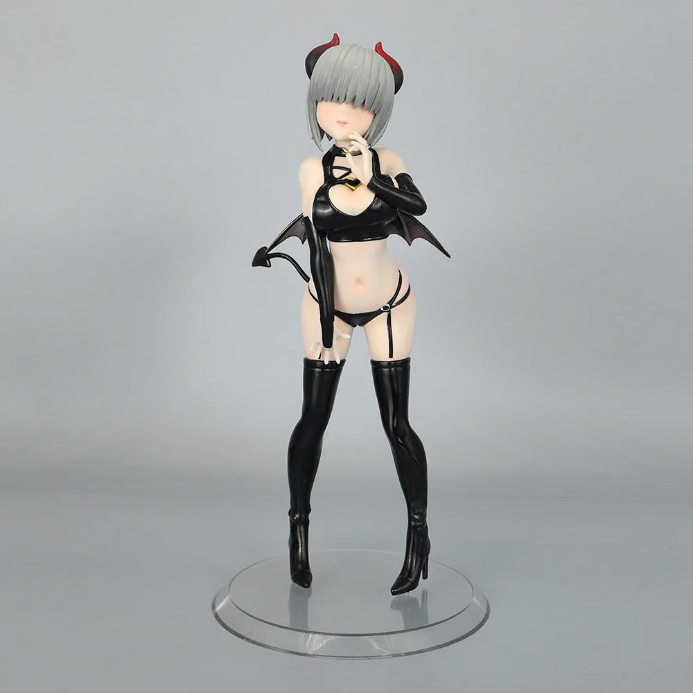 27cm Anime Figure Uzaki Yanagi Little Devil Sexy Girl Collectible Pvc Statue Desktop Decor For Adult Anime Collector Toy Gift