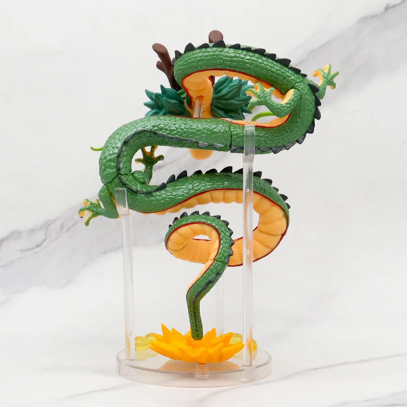 Dragon Ball Shenron Figure With 7 Star Crystal Balls Set Anime Statue Model Desktop Collectible Ornament Gift