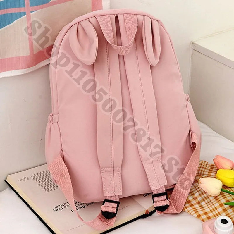 Kawaii The Powerpuffs Girls Anime Cute Schoolbag Student Cartoon Casual Backpack Fashion Book Bag Stationery Storage Pouch Gifts