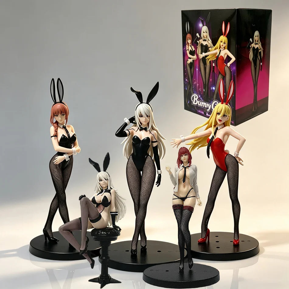 22cm Anime Bunny Girl Action Figure PVC Model Toy , Collectible Figurine Desktop Decoration Gift for Anime Fans