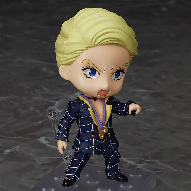 1401 Prosciutto Jojo Bizarre Adventure Posable Interchangeable Face Action Figure Desktop Decor For Anime Collectors