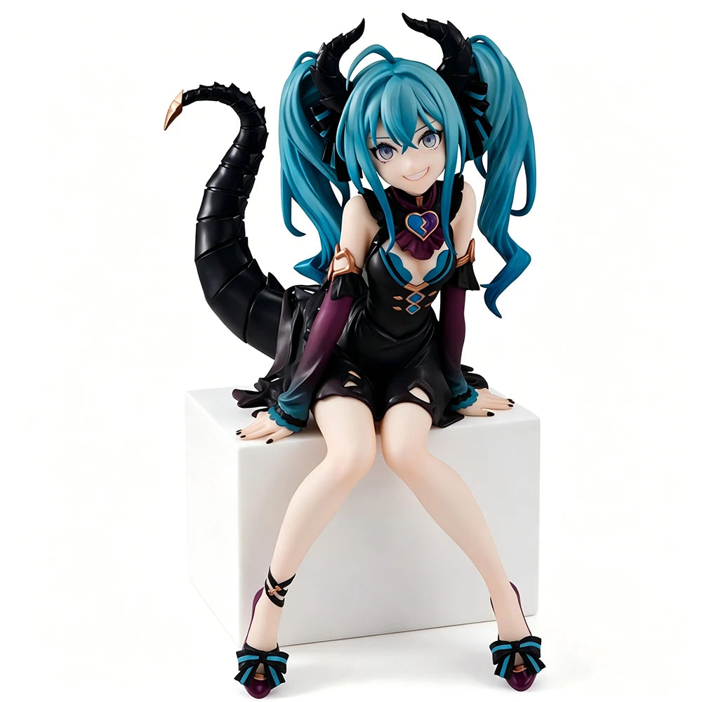 13CM Hatsune Miku Villain Figure Noodle Stopper Figure Anime Model Doll Toy Gift Collection Ornaments DecorationPVC