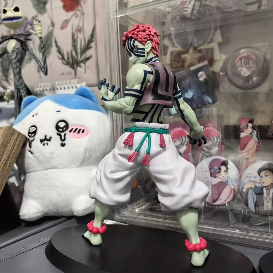 Bandai Anime Demon Slayer Figure Model Juuni Kitsuki Akaza Battle Figure Kimetsu No Yaiba Desktop Decoration Collection Gift