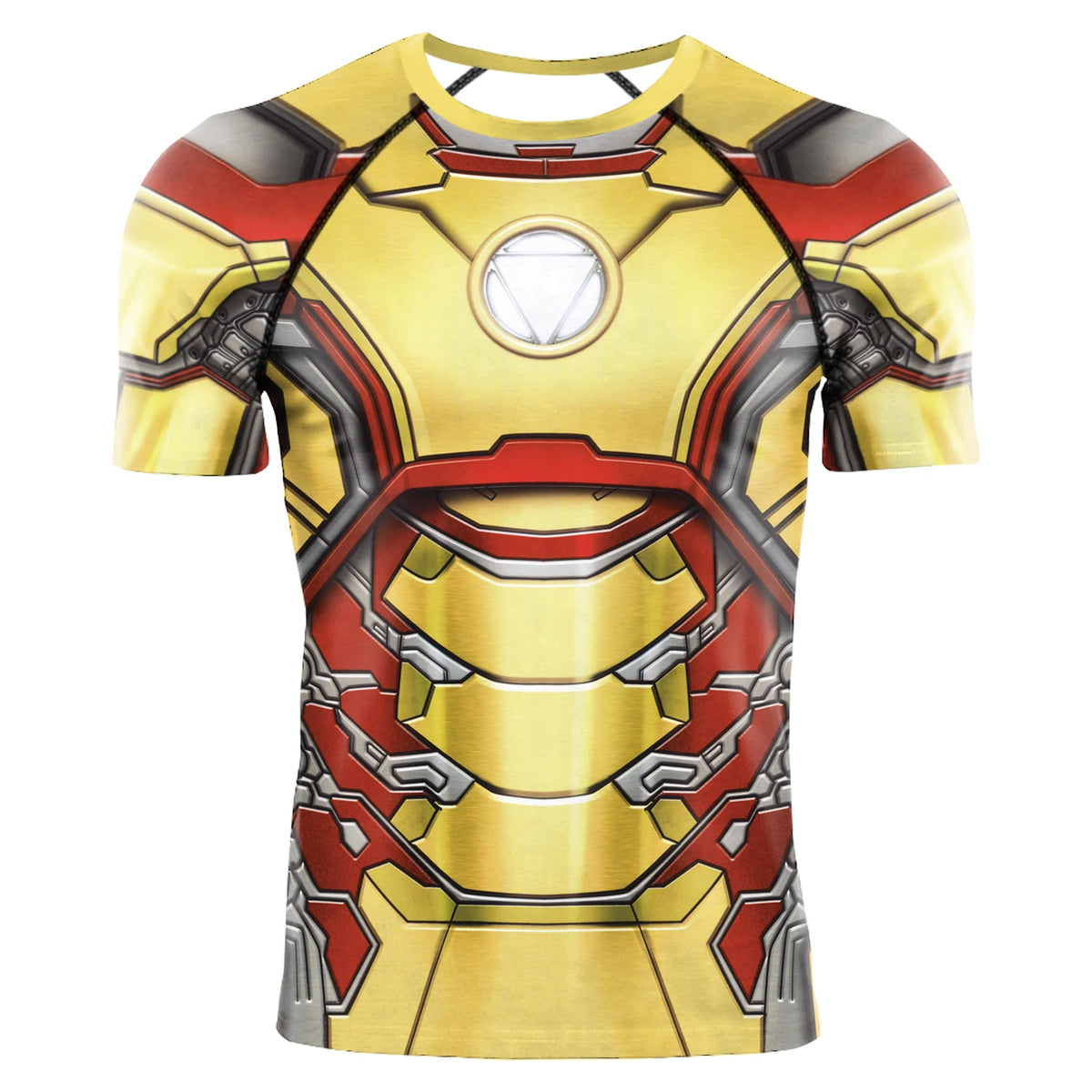 [You're My Secret] Anime Superhero Cosplay Costume Long Sleeves Armor Print Compression Shirt Workout Fitness Summer Clothing