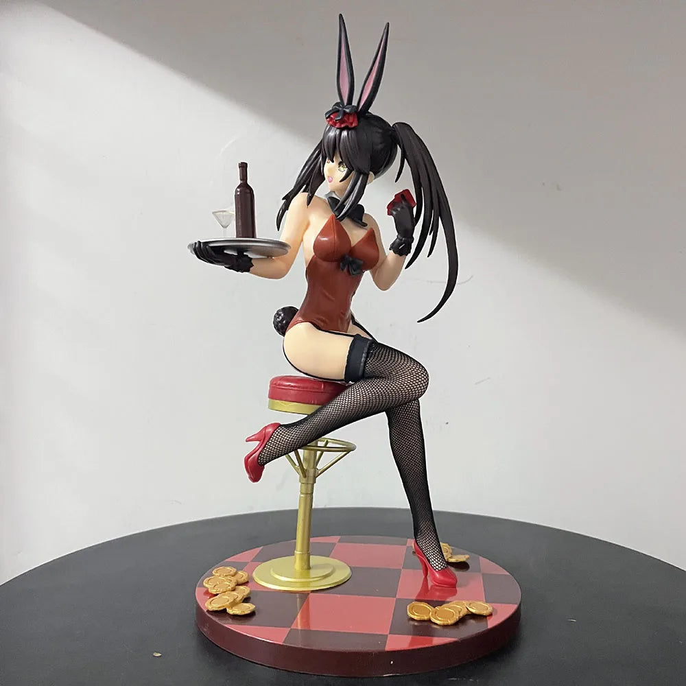 28cm KDcolle Date A Live Light Novel Tokisaki Kurumi Bunny Ver. 1/7 PVC Action Figure Anime Figure Collection Model Toys Doll Gi
