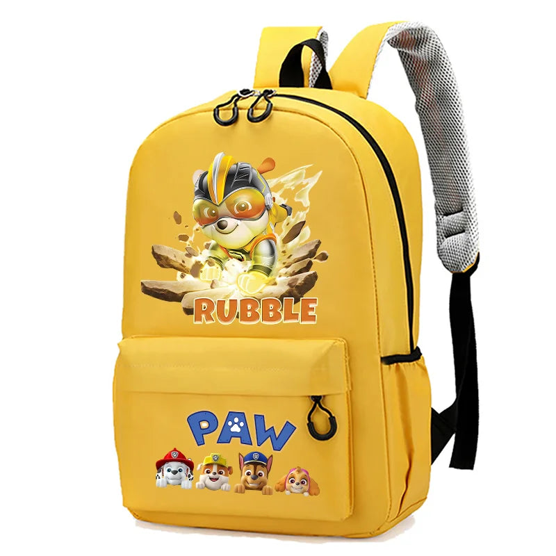 Paw Patrols Backpack Cute Anime Chase Skye Anime Student School Bag Travel Storage Bags Marshall Fashion Casual Knapsack Gift