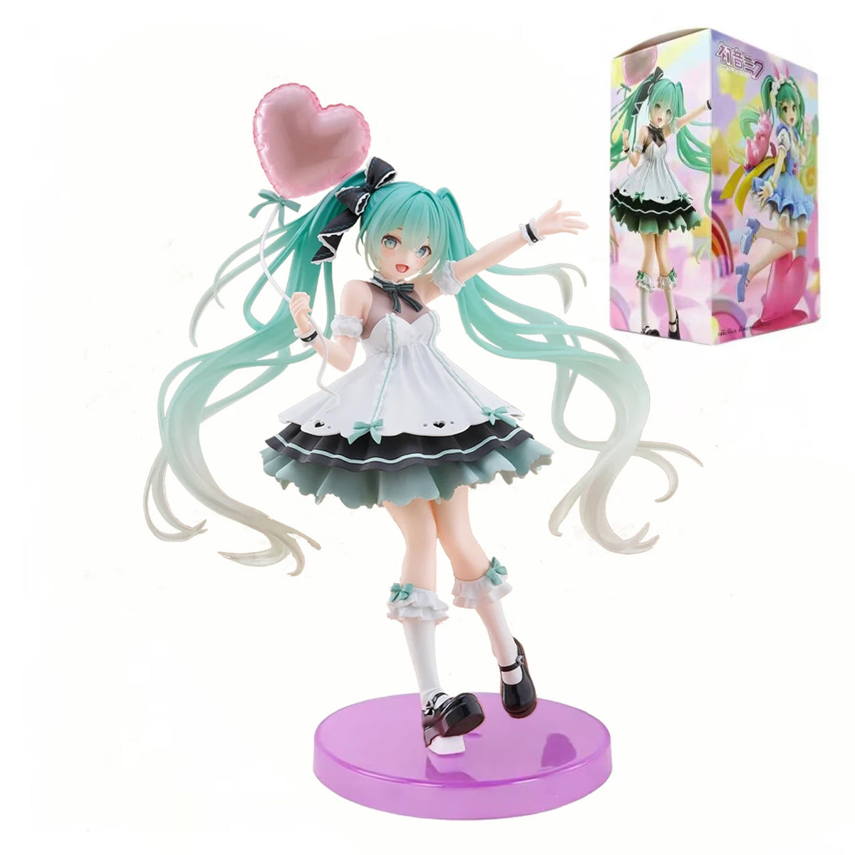 In Stock 19CM Hatsune Miku Birthday 2025 Amp Fancy Ver.~ Kawaii Anime Action Figure PVC  Desktop Decoration Collection Model Toy