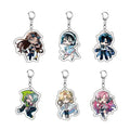 Hot Anime Alien Stage Chibis Plush Keychains for Women Accessories Bag Ivan Till Keyrings Jewelry Fans Couple Friends Gifts