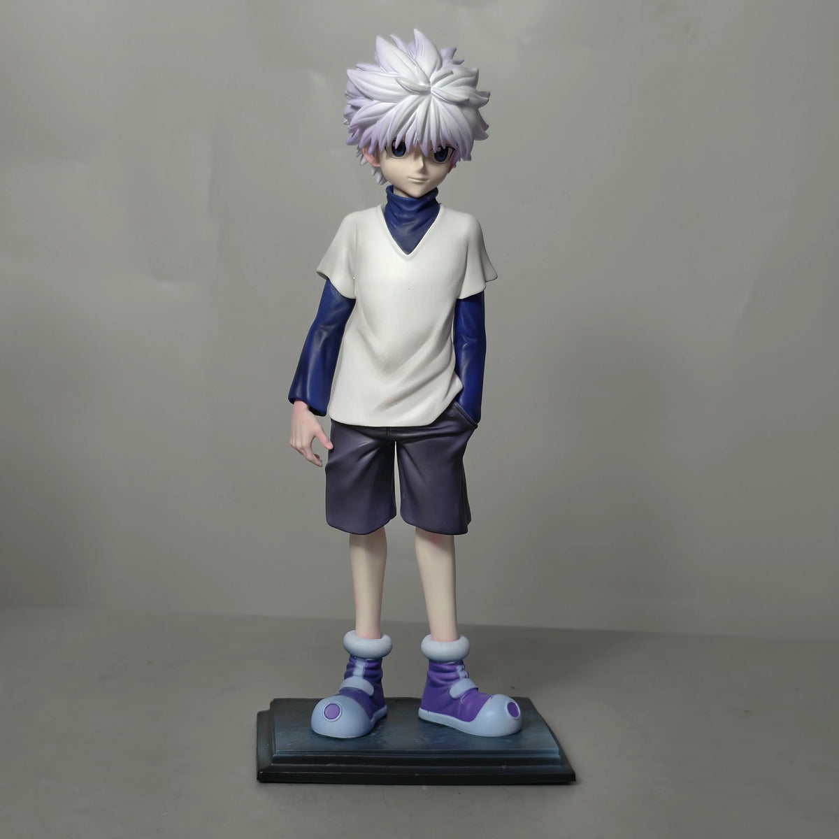 26cm 10.2 inch Anime Killua Zoldyck Figures Pvc Statue Desktop Ornamen Collection Statue Model Decoration Room Desk Toys Gifts