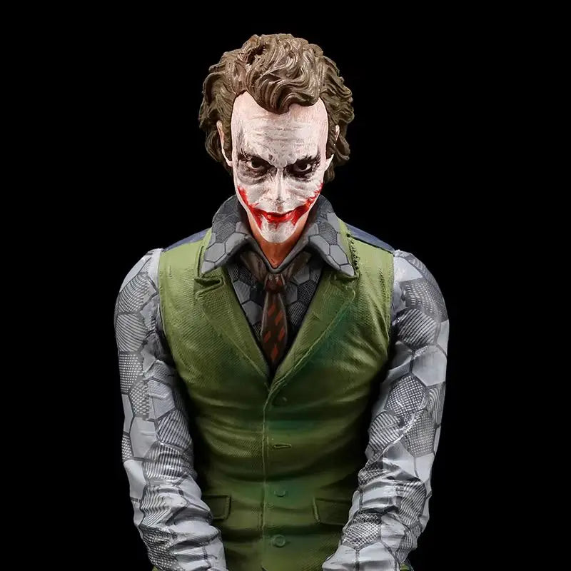 New Roof Decoration Joker Heath Ledger Sitting Posture Figures Car Doll Tail Roof Pendant Model Statue Collectable Toys Gifts