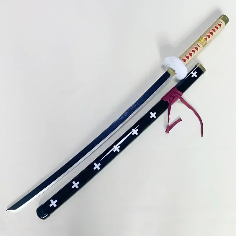 104cm Roronoa Zoro Sword Anime One Piece Cosplay Prop Knife Ninja Schwert Real Size Japanese Katana Original Samurai Sabre Toy