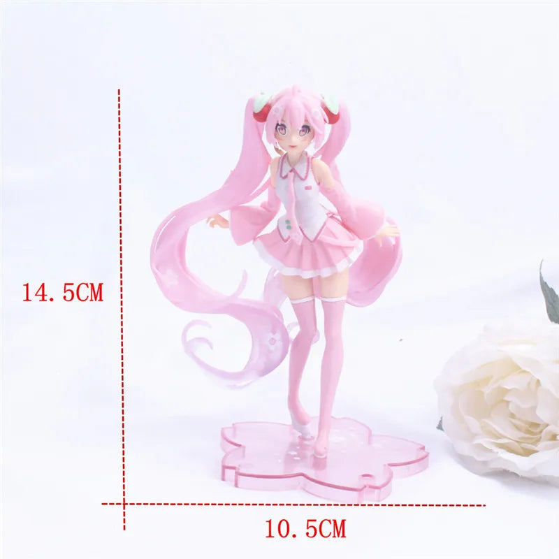 Hot Kawaii Girl Hatsune Miku Anime Figure Miku Action Figure Christmas Gift PVC Collection Model Doll Toys