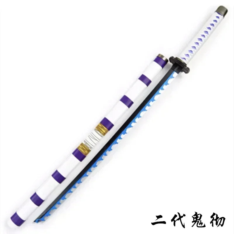 104cm Roronoa Zoro Sword Anime One Piece Cosplay Prop Knife Ninja Schwert Real Size Japanese Katana Original Samurai Sabre Toy