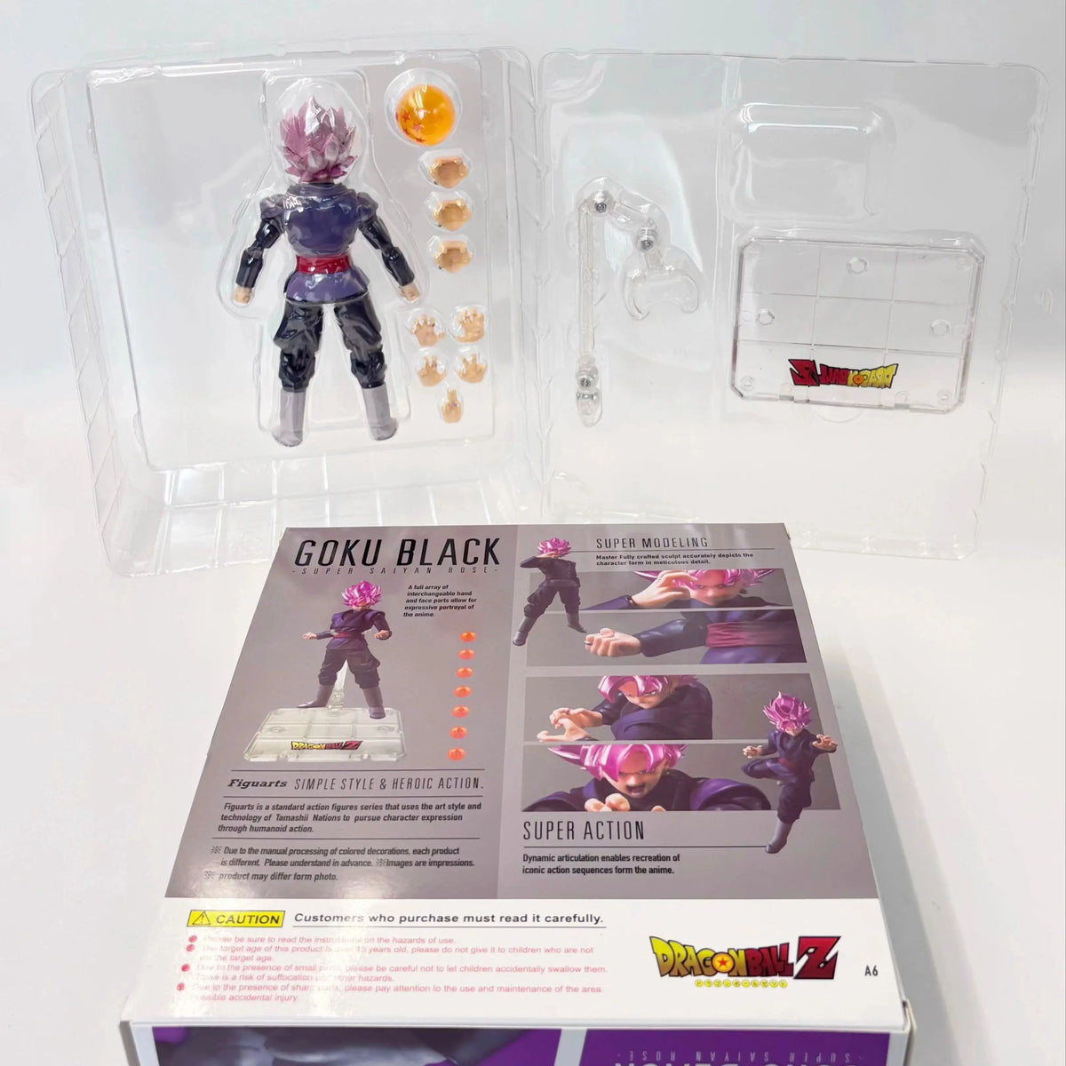 Bandai Dragon Ball Super Collectible Figure - Saiyan Large Pink Hair Zamasu Action Figure Model Ideal Gift for Fans