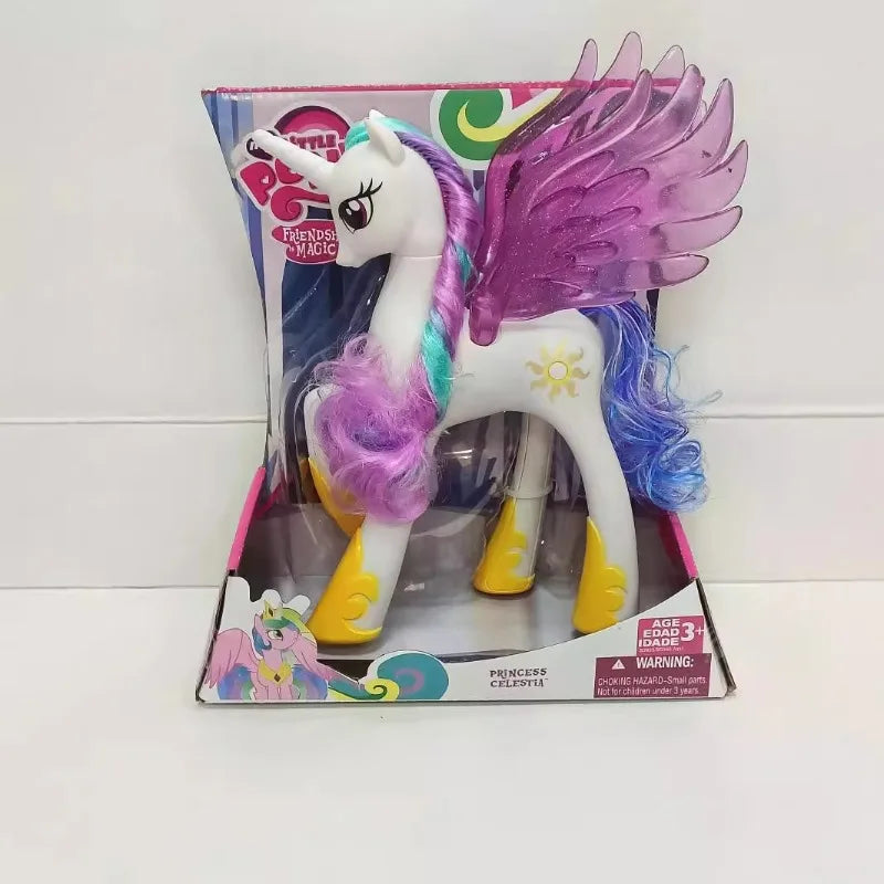 23cm My Little Pony Toy Doll Universe Princess Nightmare Moon Princess Animal Figure Ornament Children's Toy Christmas Gift