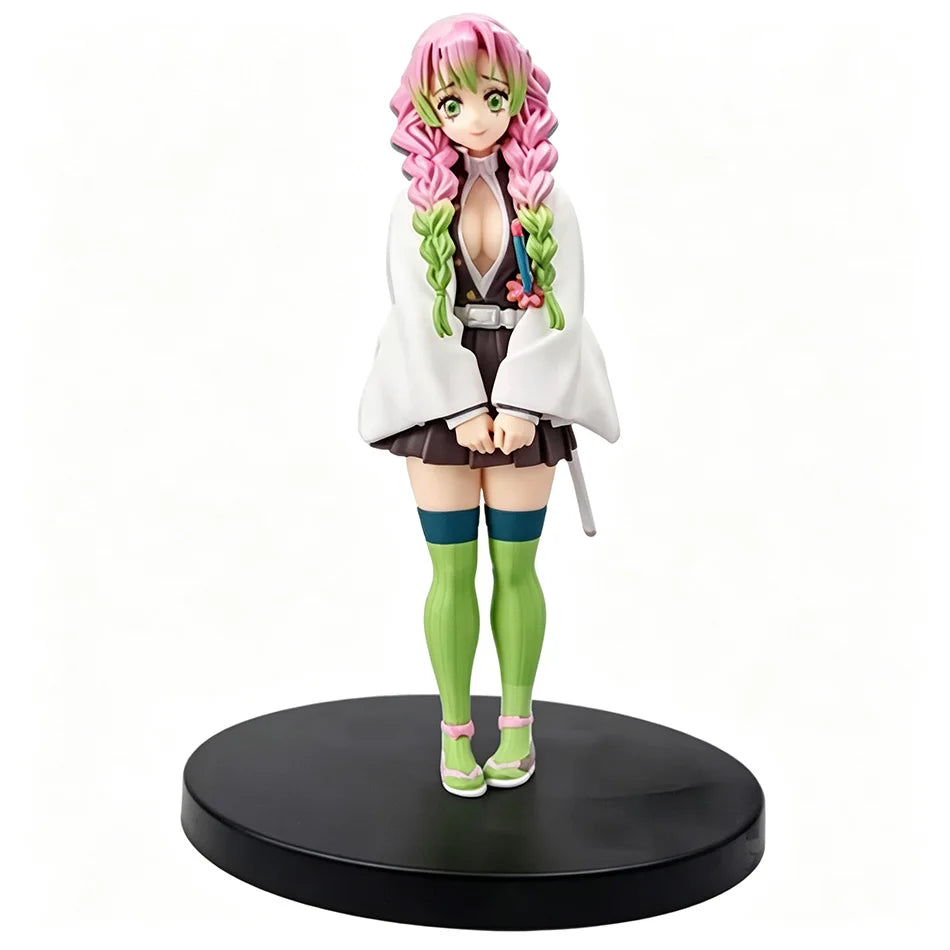 Demon Slayer Kimetsu no Yaiba Figure Kamado Tanjirou Agatsuma Zenitsu Nezuko PVC Model Toys Anime Character Warrior Figure