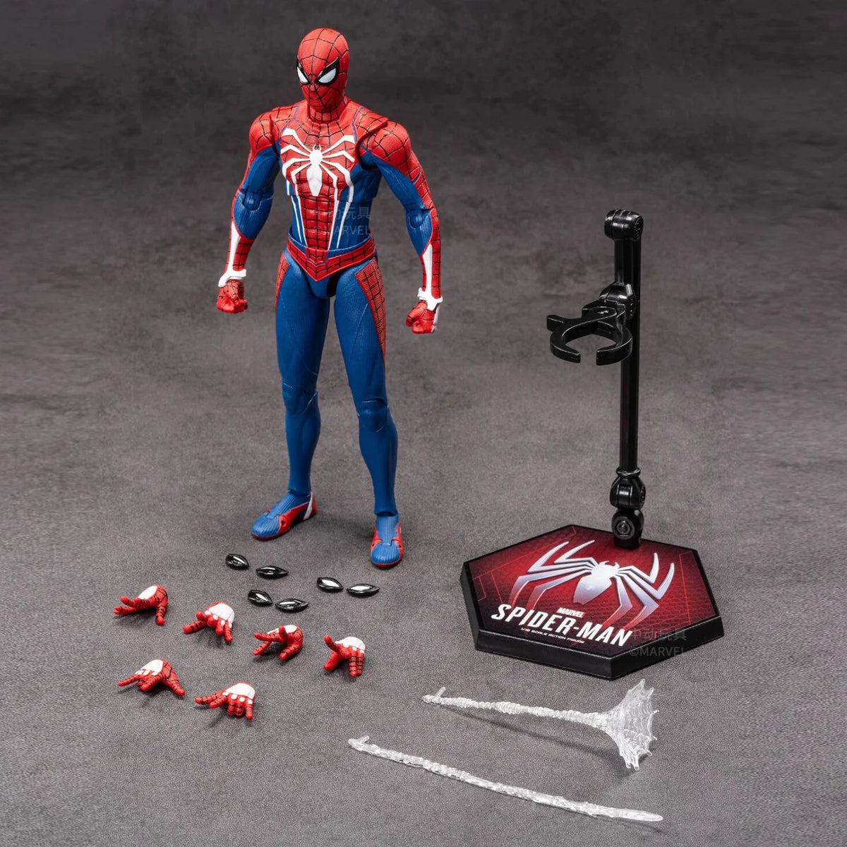 Zd Toys Marvel Spider Man Action Figure Ps4 Game Version Full Articulated Collectible Model For Display