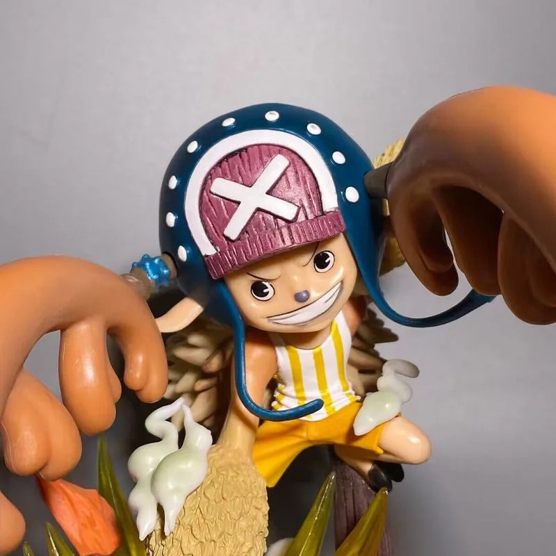 One Piece Chopper Figure Limited Edition Statue Children's Gifts Desktop Ornaments Peripheral Trendy Play Decoration Bandai Doll