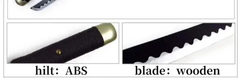 40incn Roronoa Zoro Katana Ninja Knife Sword Anime One Piece Cosplay Real Size Japanese Katana Original Samurai Sabre Toy Gift