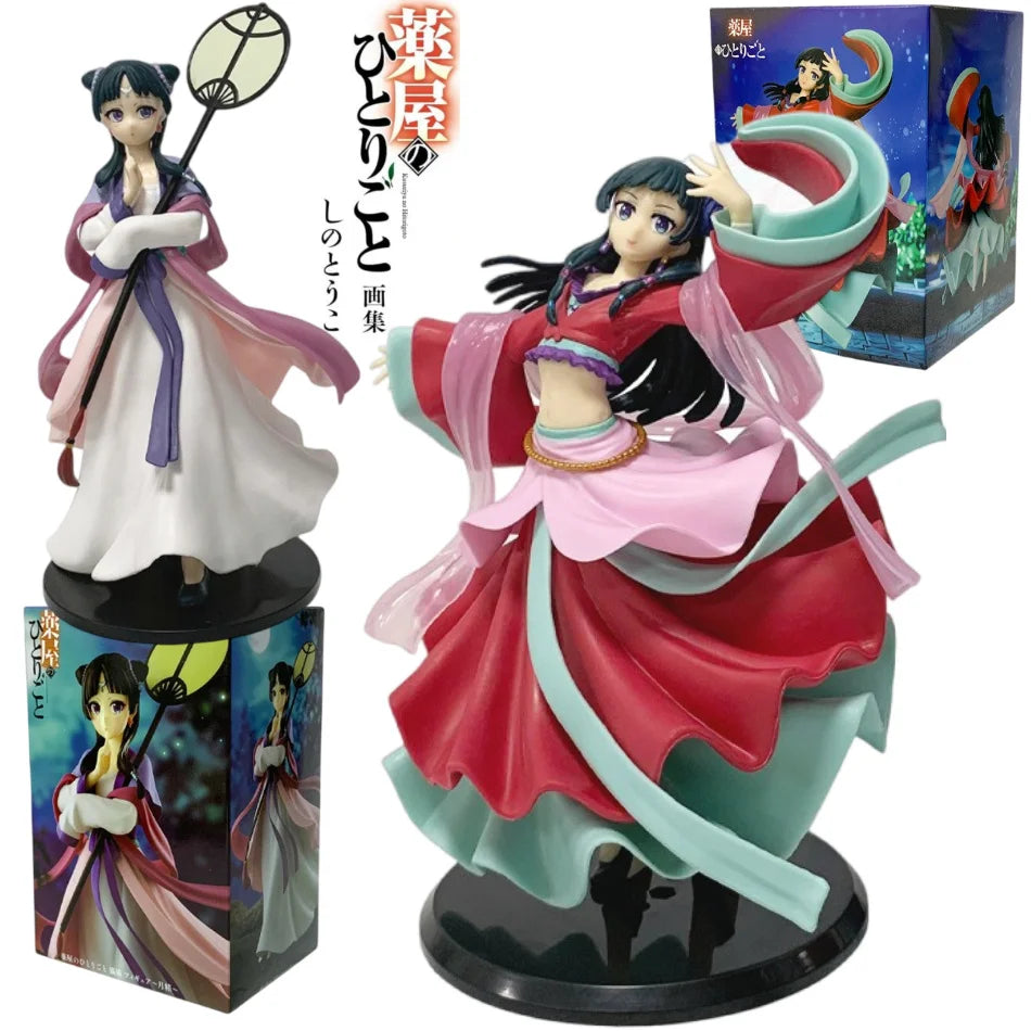 19cm The Apothecary Diaries Anime Figure Ancient Style Maomao Action Figure Maomi/Jinshi PVC Model Collectible Toy Surprise Gift