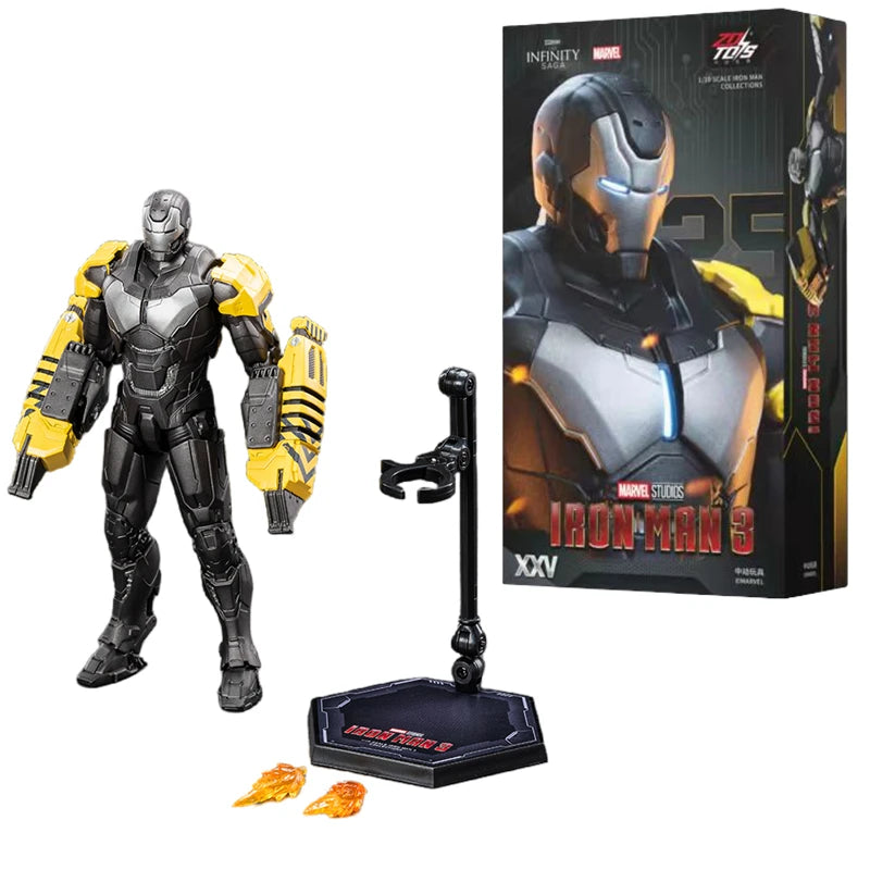 ZD Toys Marvel Studios Iron Man MK3 Action Figure MK35 MK24 MK40 MK38 Tony Stark Ironman Figure Action Collect Toy Gift