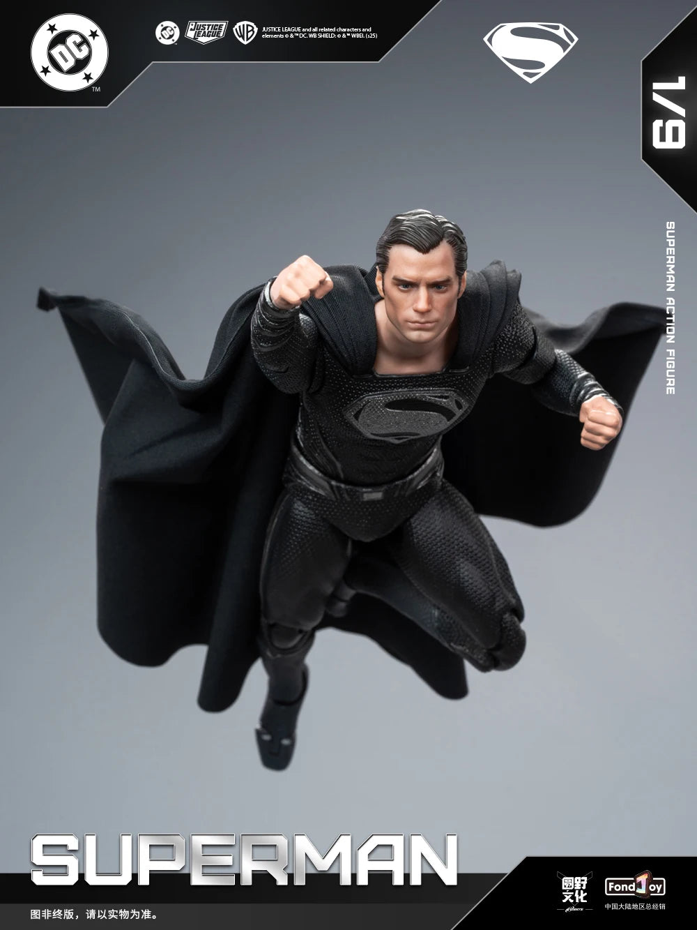 Original Fondjoy David Corenswet Superman Action Figure 1/9 New SupermanFigure PVC Joint Movable Collection Model Toys Gift