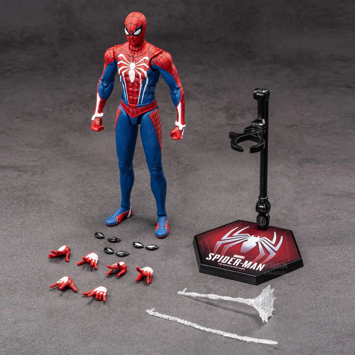 Zd Toys Marvel Spider Man Action Figure Ps4 Game Version Full Articulated Collectible Model For Display